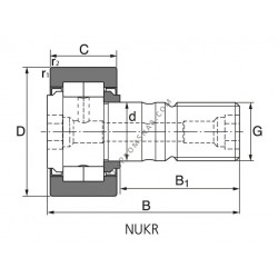 Купить Подшипник NUKR 80 Rolek от официального производителя