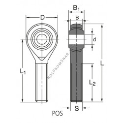 Купить Подшипник POS 5 L Rolek от официального производителя