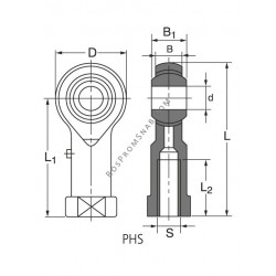 Купить Подшипник PHS 5 L Rolek от официального производителя