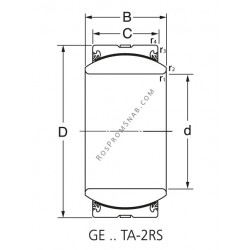 Купить Подшипник GE 160 TA 2RS Rolek от официального производителя