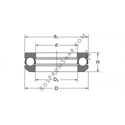 Купить Подшипник 53205 Rolek от официального производителя