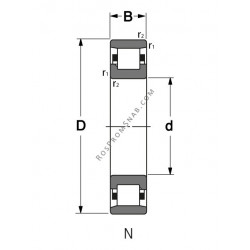 Купить Подшипник N 220 Rolek от официального производителя