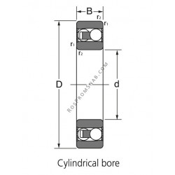 Купить Подшипник 2200 2RS Rolek от официального производителя