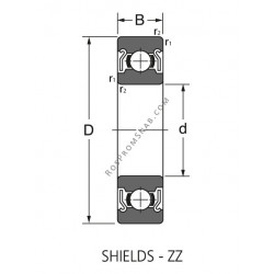 Купить Подшипник R1960 ZZ Rolek от официального производителя