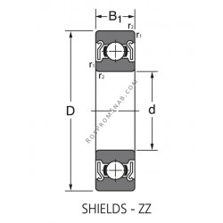 Купить Подшипник R1810 ZZ Rolek от официального производителя