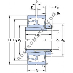 Купить Подшипник 23076 CCK/W33 + OH 3076 H SKF от официального производителя