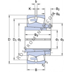 Купить Подшипник 230/1060 CAKF/W33 + OH 30/1060 H SKF от официального производителя