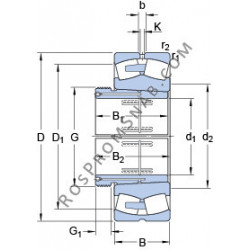 Купить Подшипник 231/750 CAK/W33 + AOH 31/750 SKF от официального производителя