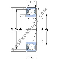 Купить Подшипник S71906 CE/P4A SKF от официального производителя