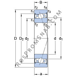 Купить Подшипник S7007 ACB/HCP4A SKF от официального производителя