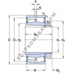 Купить Подшипник 23222-2CS5K/VT143 + H 2322 E SKF от официального производителя