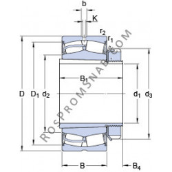 Купить Подшипник 22326-2CS5K/VT143 + H 2326 SKF от официального производителя