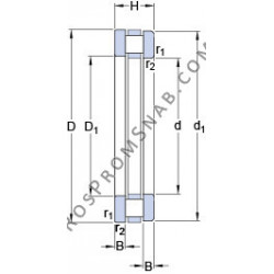 Купить Подшипник 81107 TN SKF от официального производителя