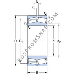 Купить Подшипник 23168-2CS5/VT143 SKF от официального производителя