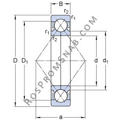 Купить Подшипник QJ 305 MA SKF от официального производителя