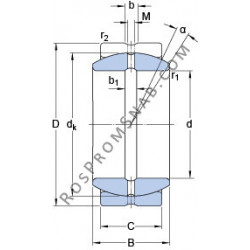 Купить Подшипник GEZ 108 ES SKF от официального производителя