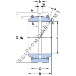 Купить Подшипник GE 100 ES-2RS SKF от официального производителя