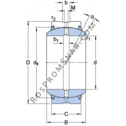 Купить Подшипник GE 100 ES-2LS SKF от официального производителя