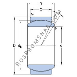 Купить Подшипник GE 45 CJ2 SKF от официального производителя