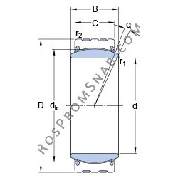 Купить Подшипник GEC 320 TXA-2RS SKF от официального производителя