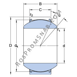 Купить Подшипник GEH 70 TXE-2LS SKF от официального производителя