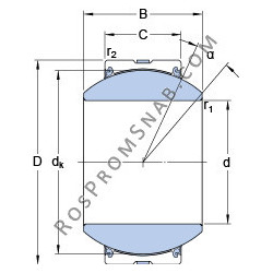 Купить Подшипник GEH 100 TXG3A-2LS SKF от официального производителя