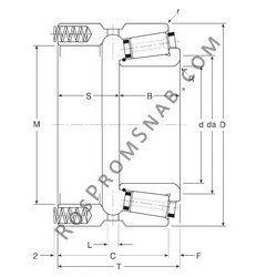 Купить Подшипник 186165X/186254XP Gamet от официального производителя