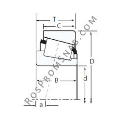 Купить Подшипник X30206M/Y30206M Timken от официального производителя