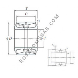 Купить Подшипник 46T30211JR/41.5 KOYO от официального производителя