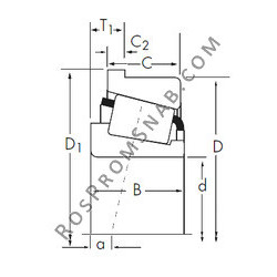 Купить Подшипник 07093/07204-B Timken от официального производителя