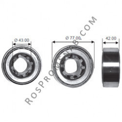 Купить Подшипник 46T090804 KOYO от официального производителя