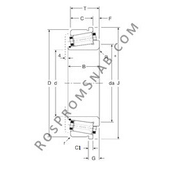 Купить Подшипник 101038X/101080C Gamet от официального производителя