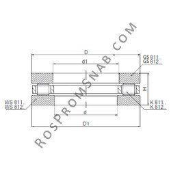 Купить Подшипник 812/560 ISO от официального производителя