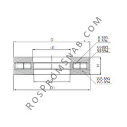 Купить Подшипник 89306 ISO от официального производителя