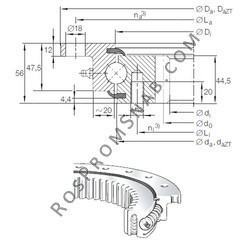 Купить Подшипник VLI 20 0844 N INA от официального производителя