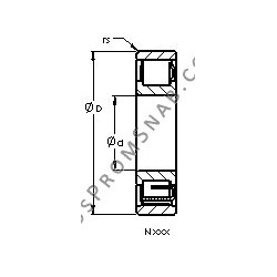 Купить Подшипник N305 AST от официального производителя