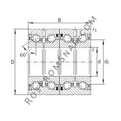 Купить Подшипник ZKLN2557-2RS-2AP INA от официального производителя