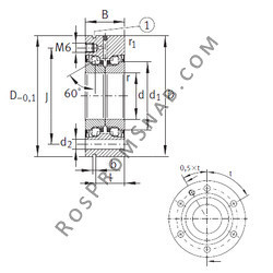 Купить Подшипник ZKLF1255-2RS-PE INA от официального производителя