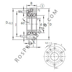 Купить Подшипник ZKLF30100-2RS INA от официального производителя