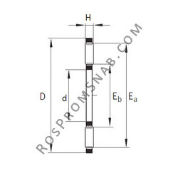 Купить Подшипник AXK560X606X5 INA от официального производителя