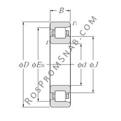 Купить Подшипник NF209 CYSD от официального производителя