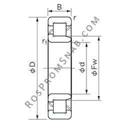 Купить Подшипник NJ 1022 NACHI от официального производителя