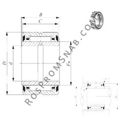 Купить Подшипник BRI 122416 UU IKO от официального производителя