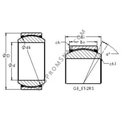 Купить Подшипник GE30ET-2RS AST от официального производителя