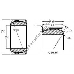 Купить Подшипник GEH630HT AST от официального производителя