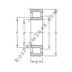 Купить Подшипник NJ2204E.TVP Timken от официального производителя