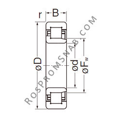 Купить Подшипник NJ2208EG NACHI от официального производителя