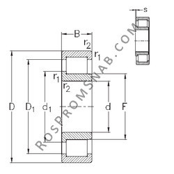 Купить Подшипник NJ2307-VH NKE от официального производителя