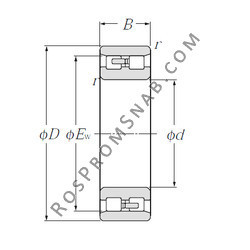 Купить Подшипник NN3028/W33 CYSD от официального производителя