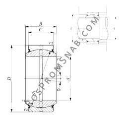 Купить Подшипник GE 100ES-2RS IKO от официального производителя